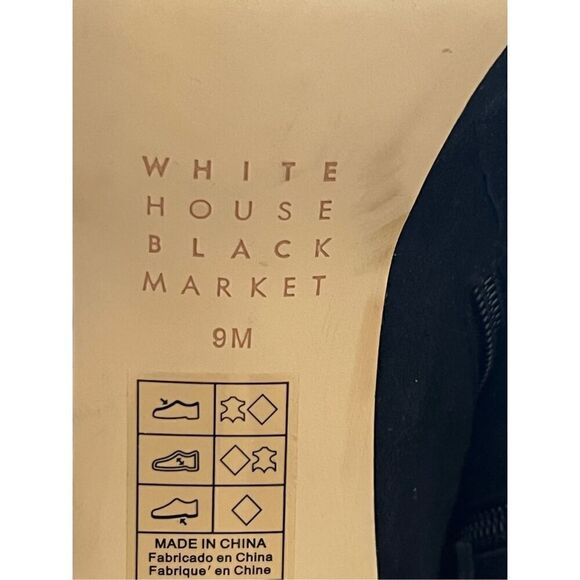 WHITE HOUSE BLACK MARKET ADDYSON SUEDE LEATHER HIGH HEEL ANKLE BOOTS BOOTIES - Picture 7 of 8